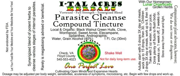 Parasite Cleanse Compound Tincture