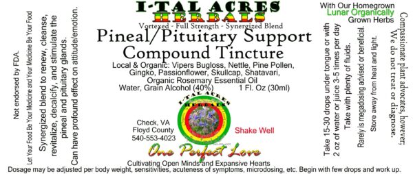 Pineal/Pituitary Support Compound Tincture
