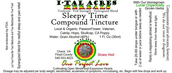 Sleepy Time Compound Tincture