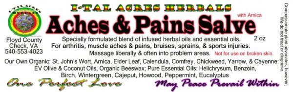 Aches & Pains Salve 2oz