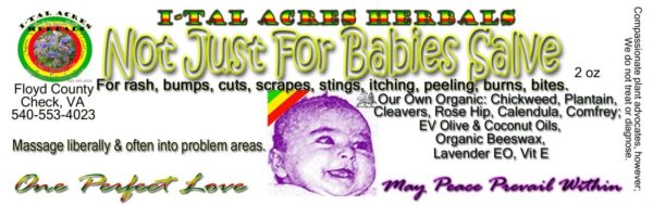 Not Just for Babies Salve 2oz