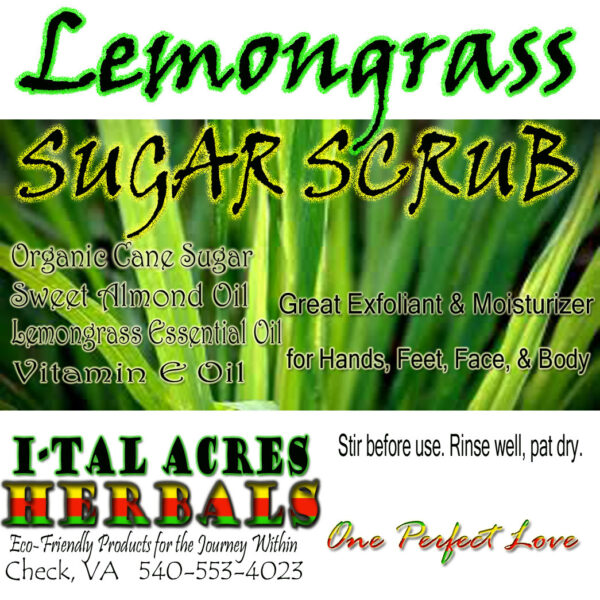 Lemongrass Sugar Scrub 8oz