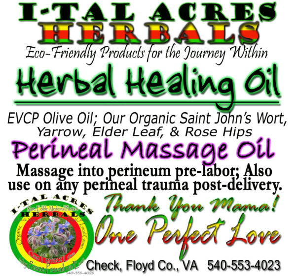 perinealoilsblendhirres Perineal Massage Oil 1oz