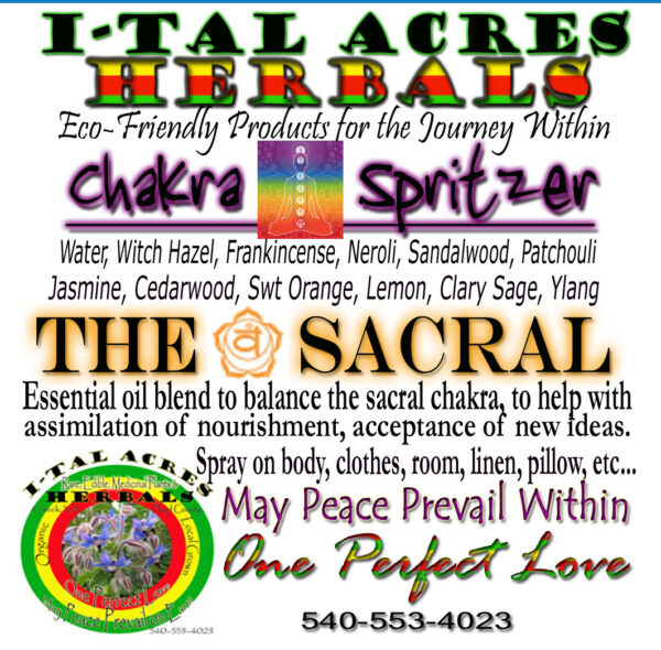 thesacralhirreso The Sacral Chakra Spritzer