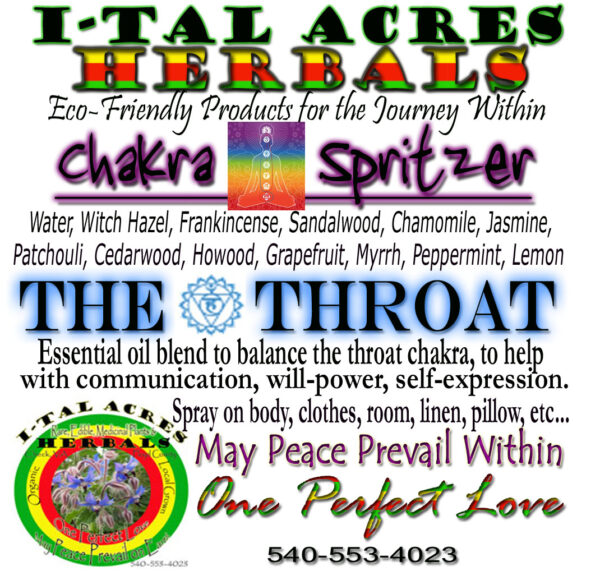 thethroathirreso The Throat Chakra Spritzer