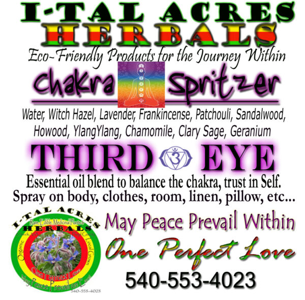 thirdeyehirreso Third Eye Chakra Spritzer