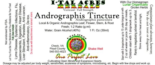 Andrographis Tincture 1oz