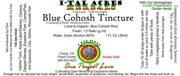 Blue Cohosh Tincture 1oz