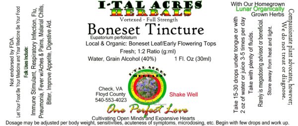 Boneset Tincture 1oz