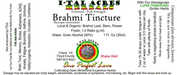 Brahmi Tincture 1oz