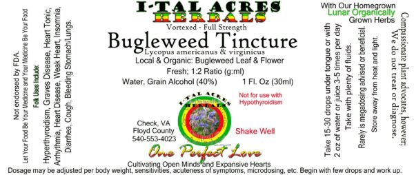 Bugleweed Tincture 1oz