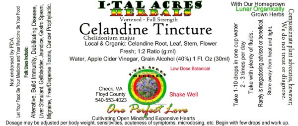 Celandine Tincture 1oz