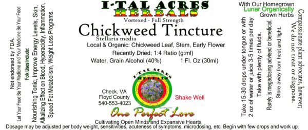 Chickweed Tincture 1oz