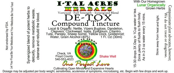 DETOX Compound Tincture
