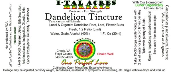 Dandelion Tincture