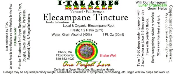 Elecampane Tincture 1oz