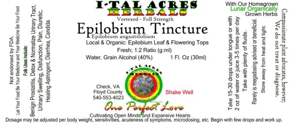 Epilobium Tincture 1oz