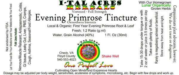 Evening Primrose Tincture 1oz
