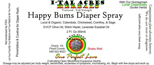 Happy Bums Diaper Spray 2oz