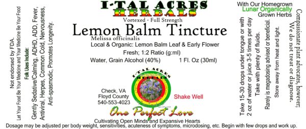 1.75LemonBalmSuperHiRes copy scaled Lemon Balm Tincture 1oz