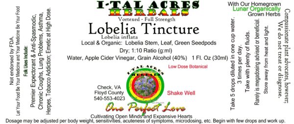 Lobelia Tincture 1oz