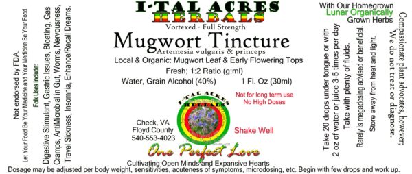 Mugwort Tincture 1oz