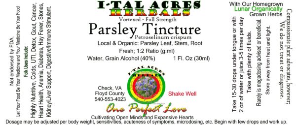 1.75ParsleySuperHiRes copy scaled Parsley Tincture 1oz