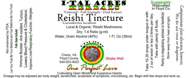 Reishi Tincture 1oz