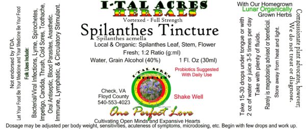 Spilanthes Tincture 1oz