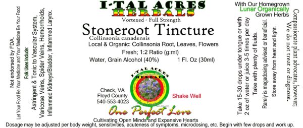 Stoneroot Tincture 1oz