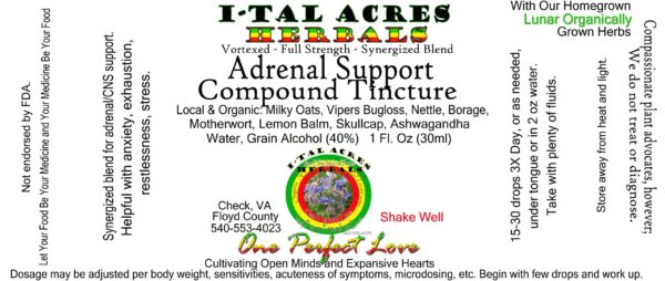 Adrenal Support Compound Tincture
