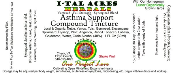 Asthma Support Compound Tincture