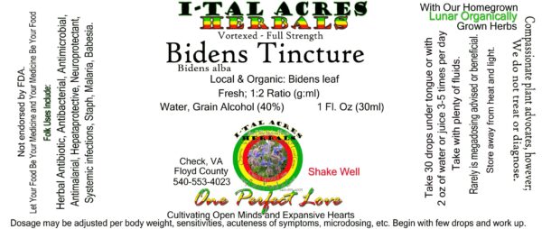 Bidens Tincture 1oz