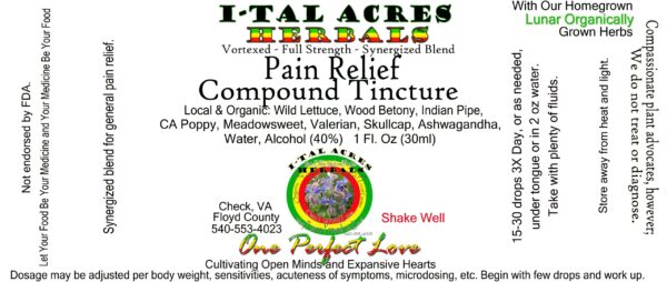 Pain Relief Compound Tincture