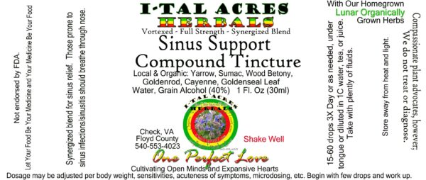 Sinus Support Compound Tincture