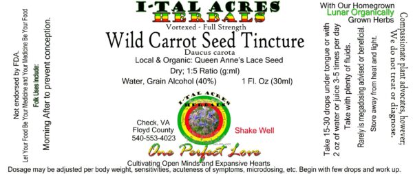 1.75WildCarrotSeedSuperHiRes copy scaled Wild Carrot Seed Tincture 1oz