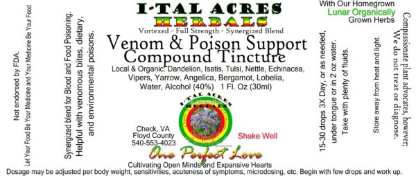 Venom & Poison Support Tincture