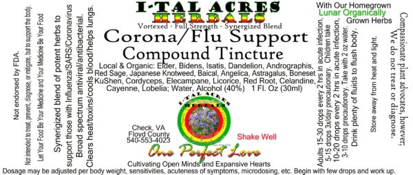 Corona/Flu Support Compound Tincture