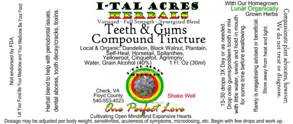 Teeth & Gums Compound Tincture