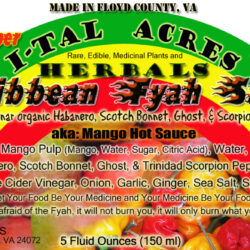 Caribbean Fyah Sauce - I-Tal Acres