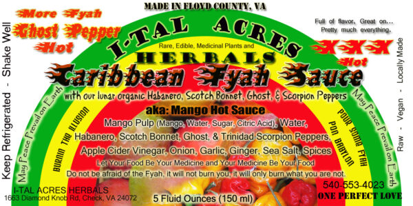 More Fyah Ghost/Scorpion Hot Sauce 5oz
