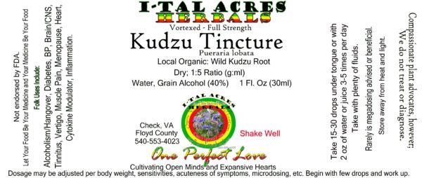 Kudzu Tincture 1oz