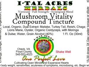 mushroom vitality tincture