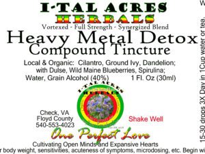 Heavy Metal Detox Tincture